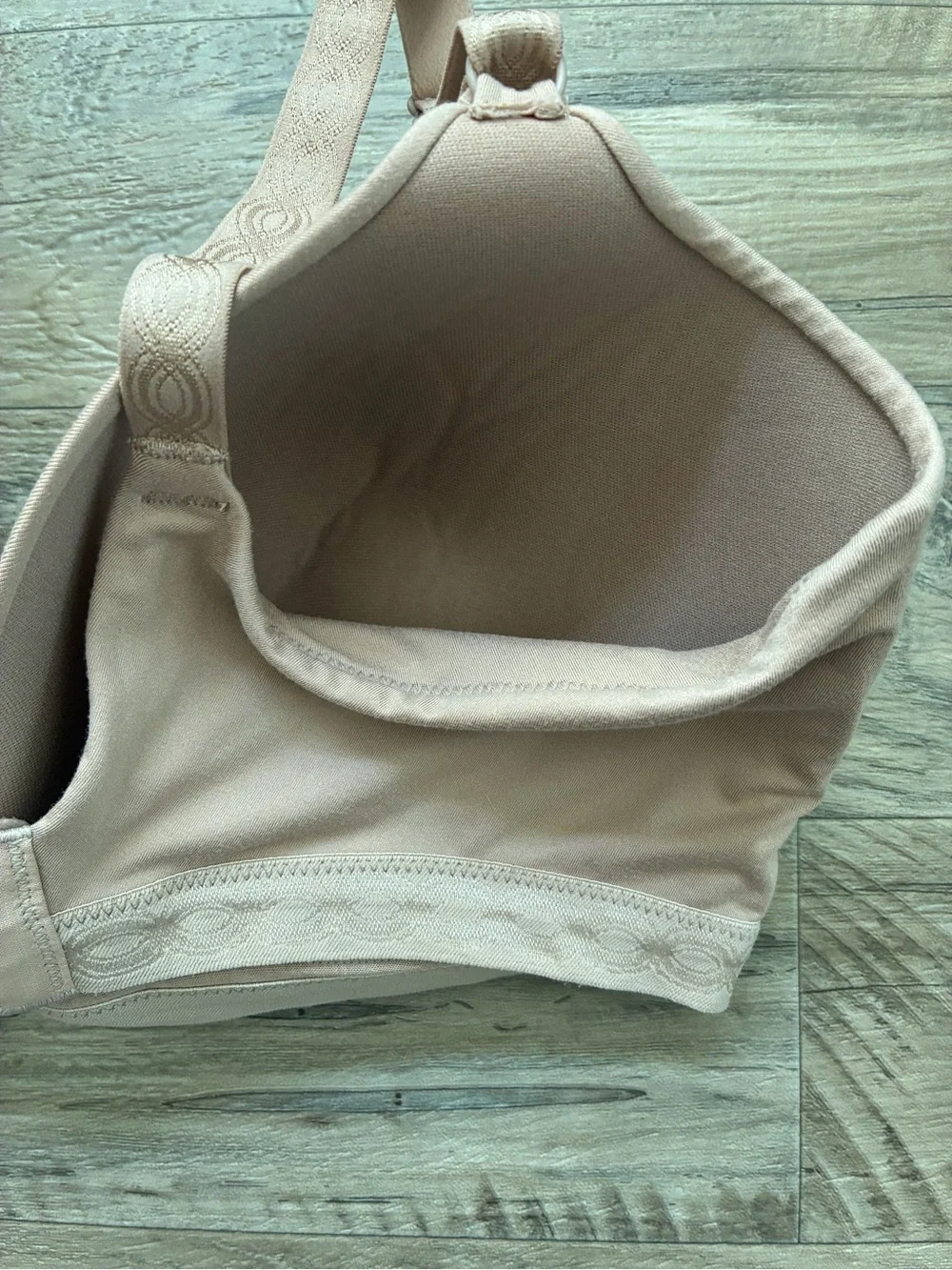 Warners Blissful Benefits Soft T Shirt Lounge Bra - Picture 7 of 9